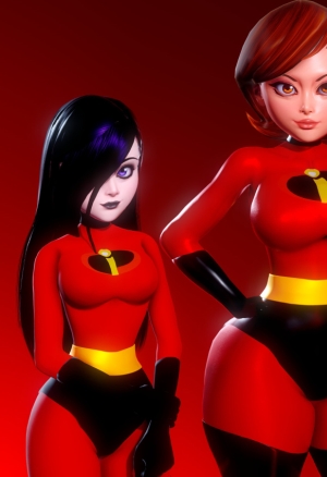 Violet and Helen Parr