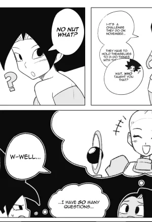 No nut November. Teasing Cabba